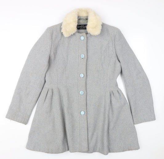 Covent Garden Women's Grey Classic Overcoat Size 14