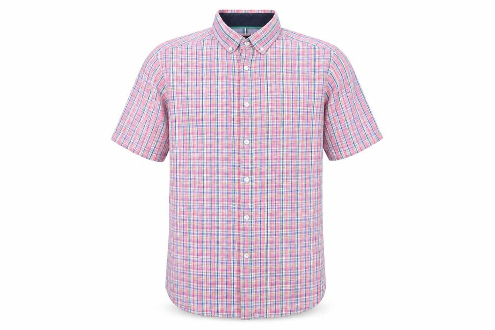 Marks and Spencer Men's Multicoloured Check Shirt M