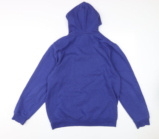 NFL Team Apparel Men's Blue Giants Hoodie, L, Sports Style