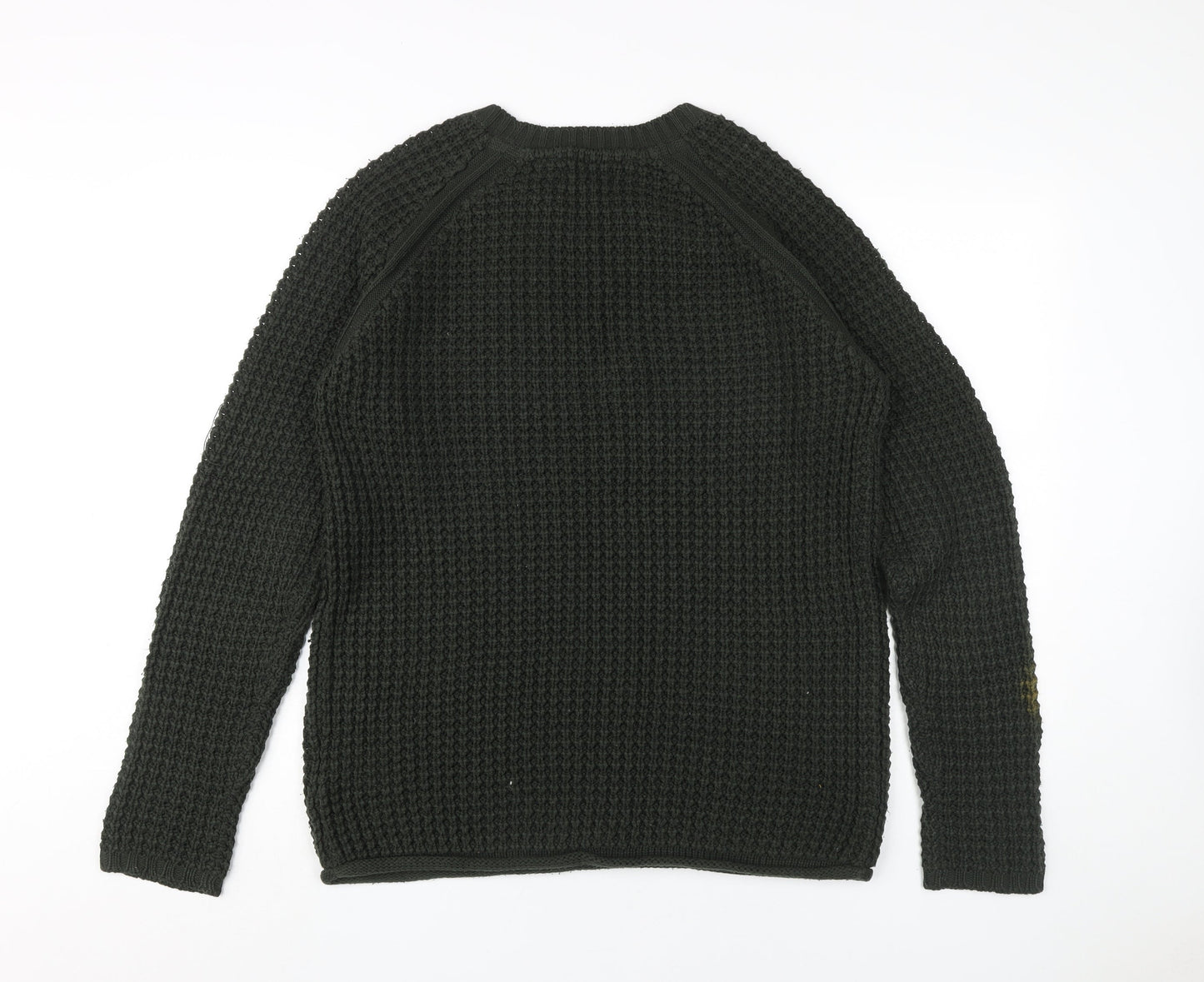 Brave Soul Unisex Green Pullover Jumper L