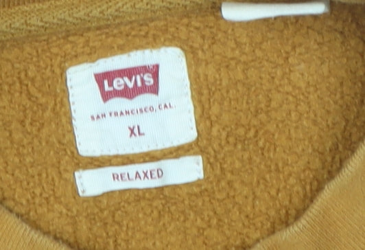Levi's Men's Gold XL Pullover Sweatshirt