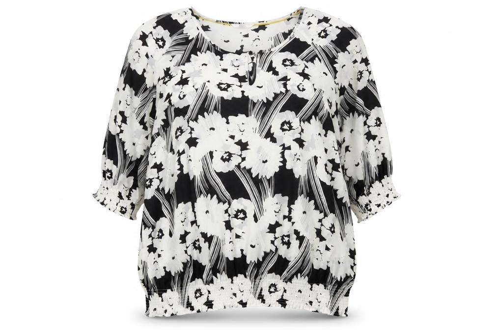 Marks and Spencer Women's 3/4 Sleeve Floral Tunic Blouse