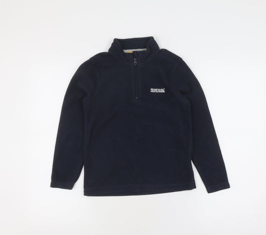 Regatta Boys Blue Fleece Sweatshirt Size 9-10 Years