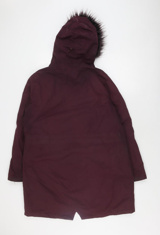 Regatta Women's Purple Parka Coat Size 18