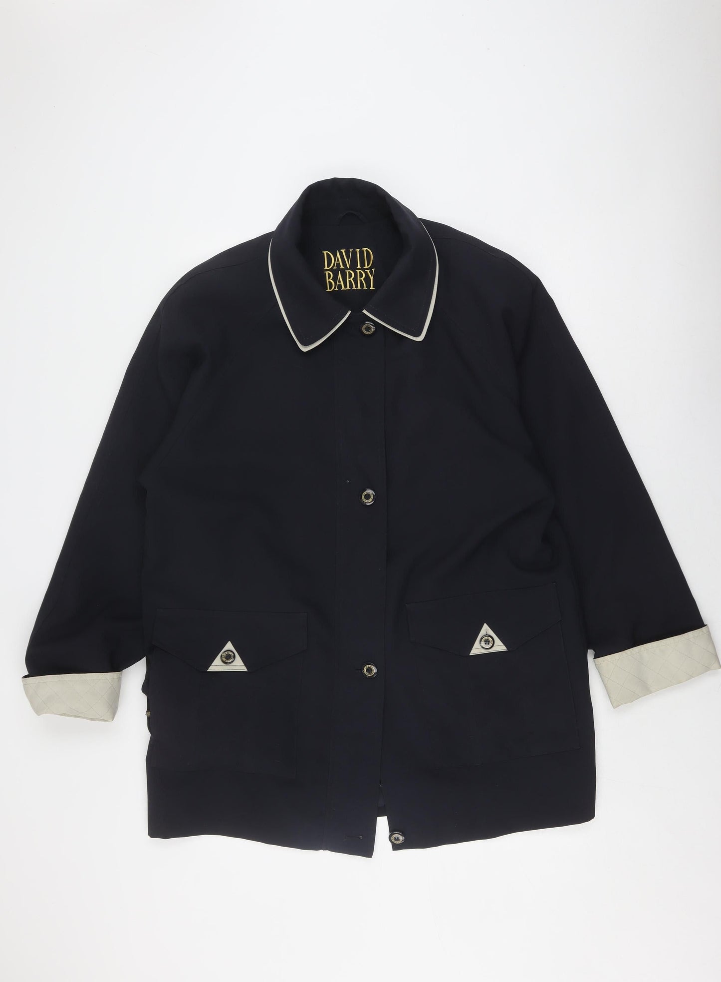 David Barry Women's Black Regular Fit Jacket