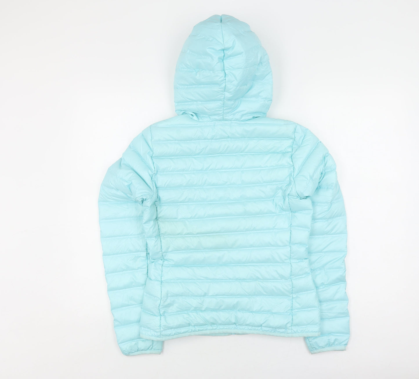 Adidas Women's Blue XS Puffer Jacket with Hood