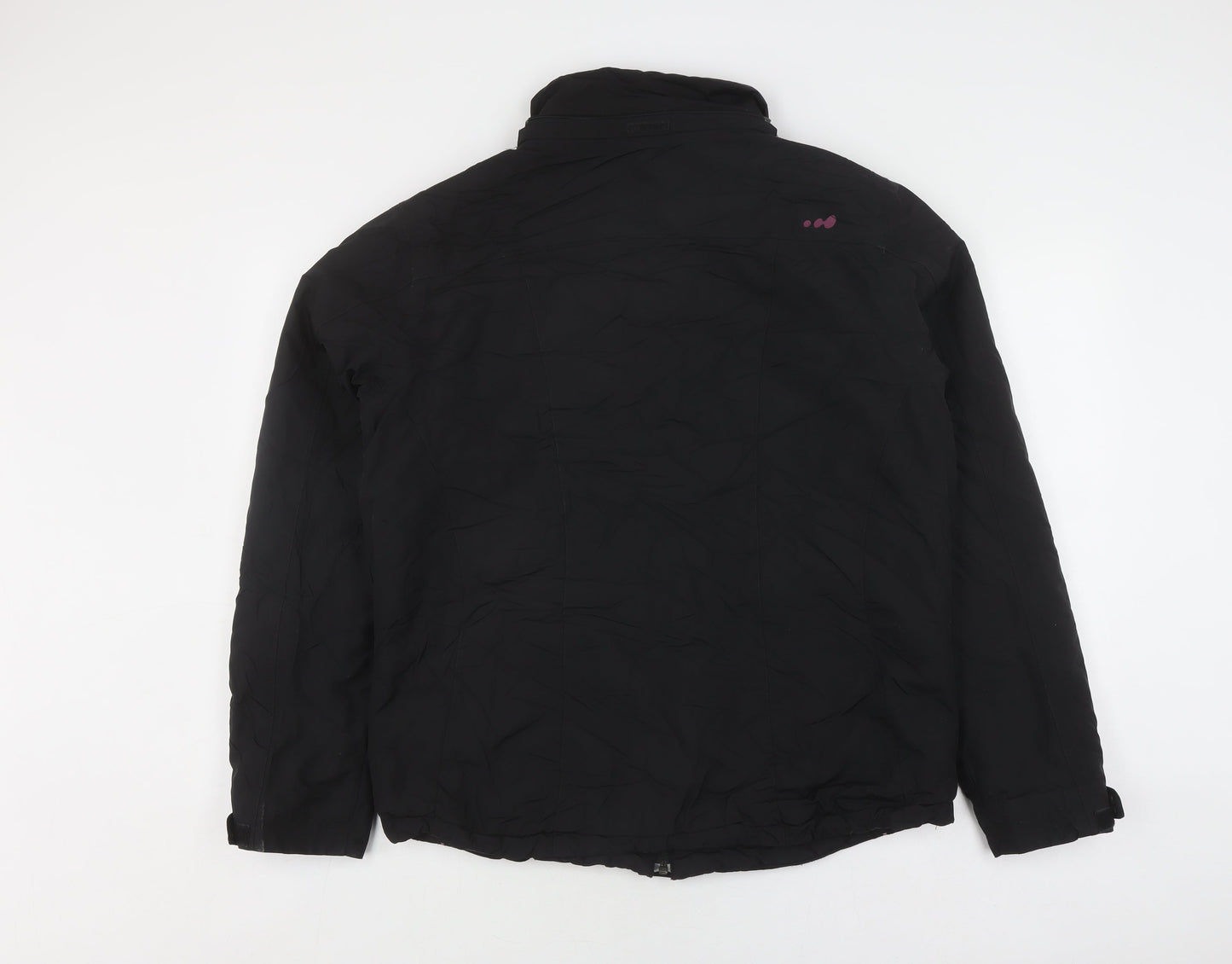 Wedze Women's Black Ski Jacket Size 16 Winter Sports