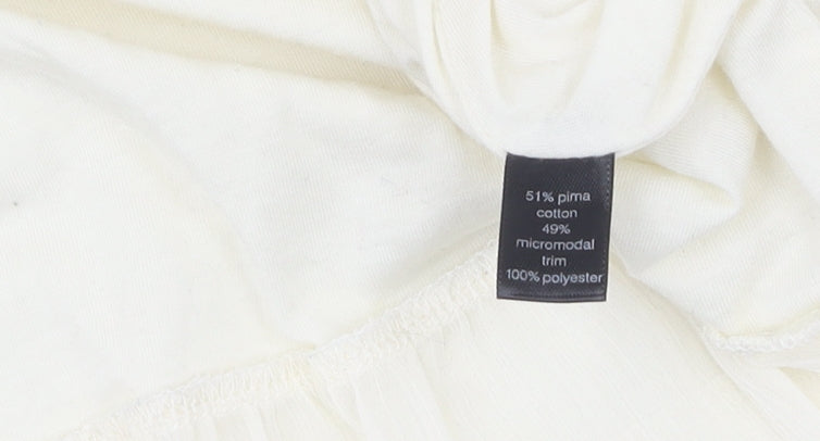 Peruvian Connection Women's Ivory XS Long Sleeve Top