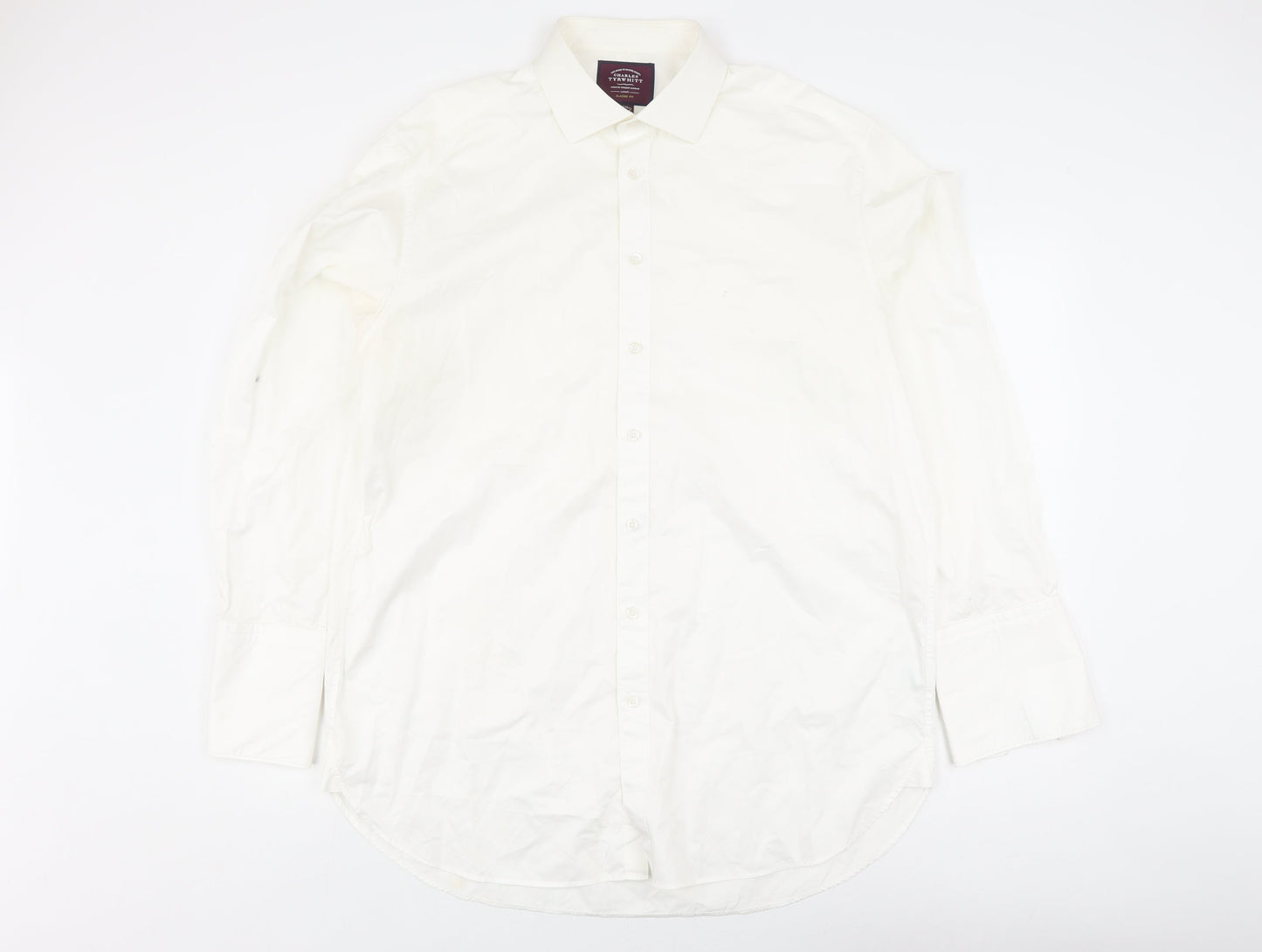 Charles Tyrwhitt Men's White Classic Fit Dress Shirt