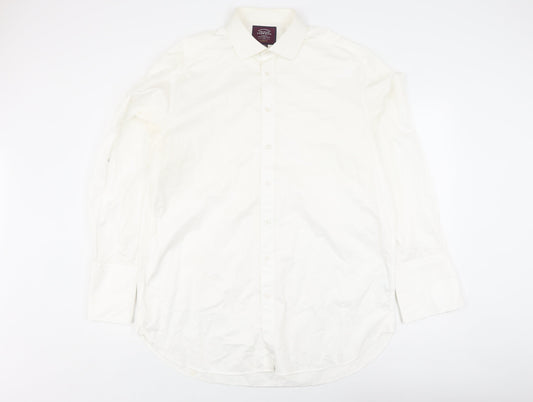 Charles Tyrwhitt Men's White Classic Fit Dress Shirt
