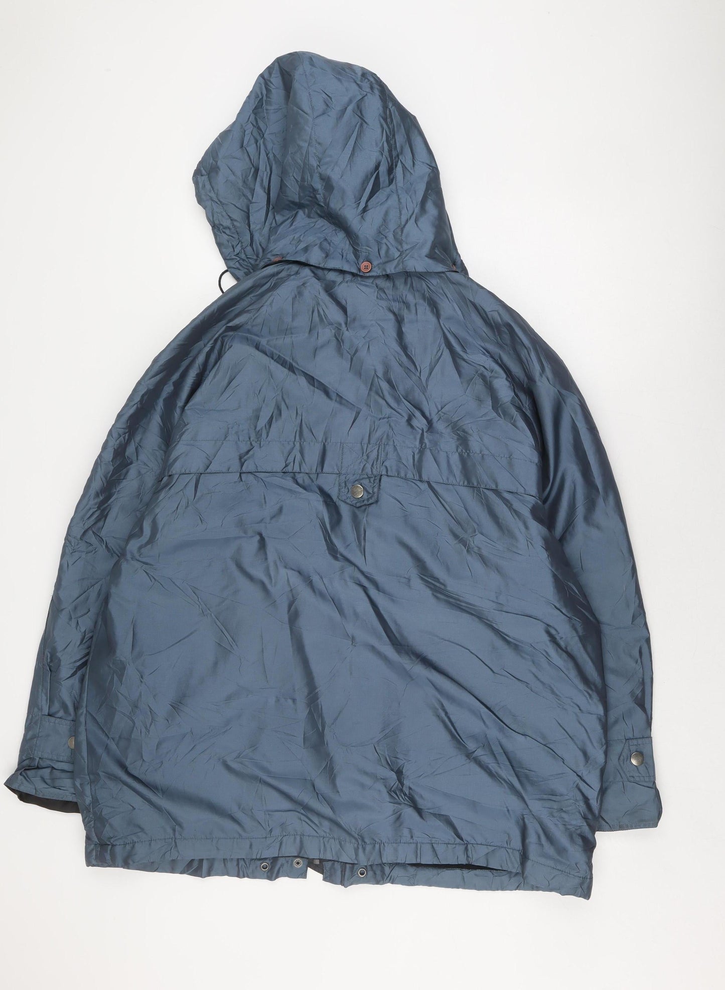 Isabelle Women's Blue XL Hooded Waterproof Rain Coat