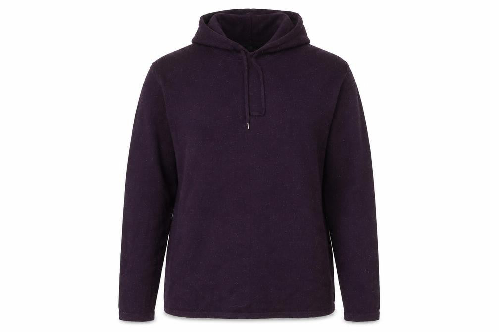 Front view of ASOS Women's Purple M Hoodie with Drawstring, Cotton