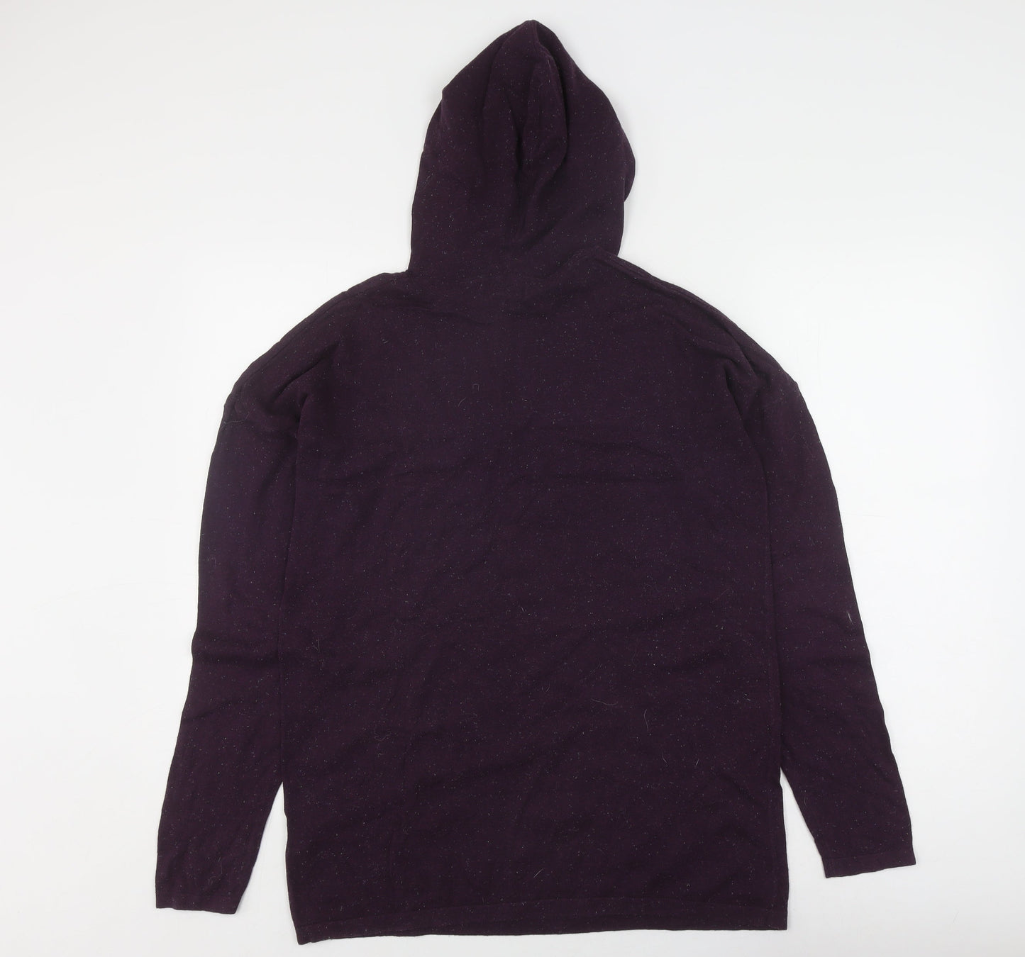 ASOS Women's Purple M Hoodie with Drawstring, Cotton