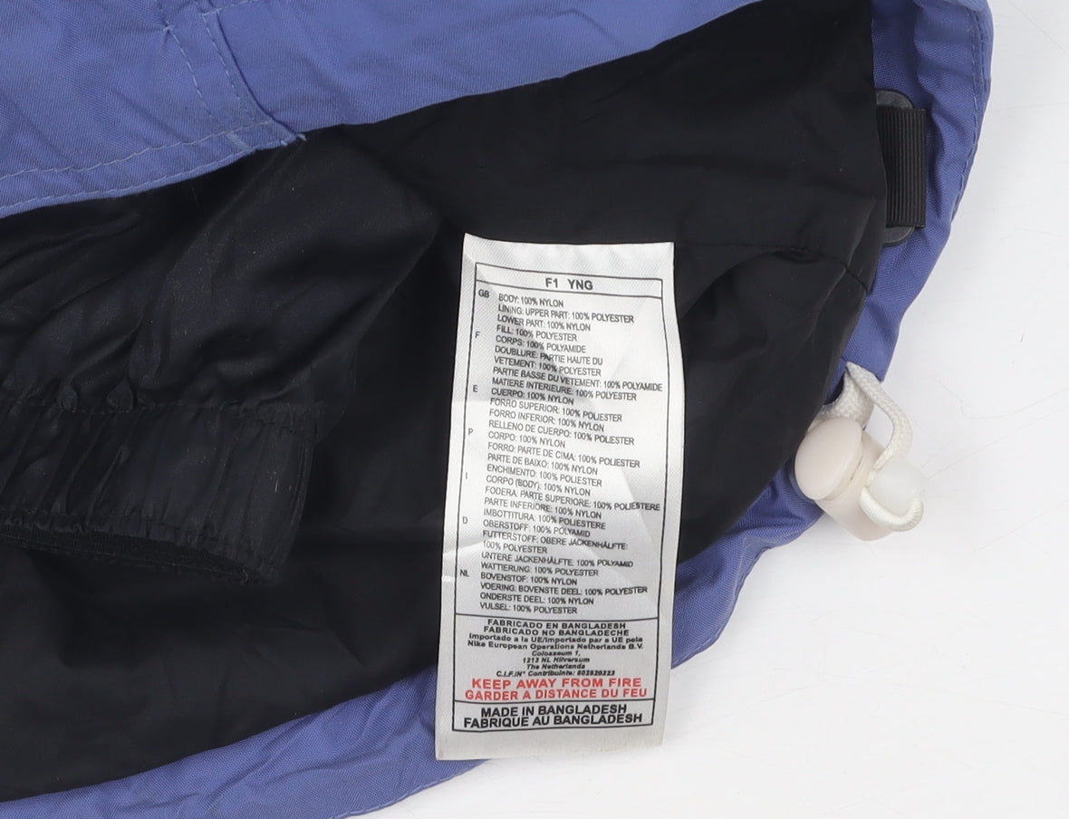 Nike Women's Blue 3-in-1 Hooded Jacket, Size S