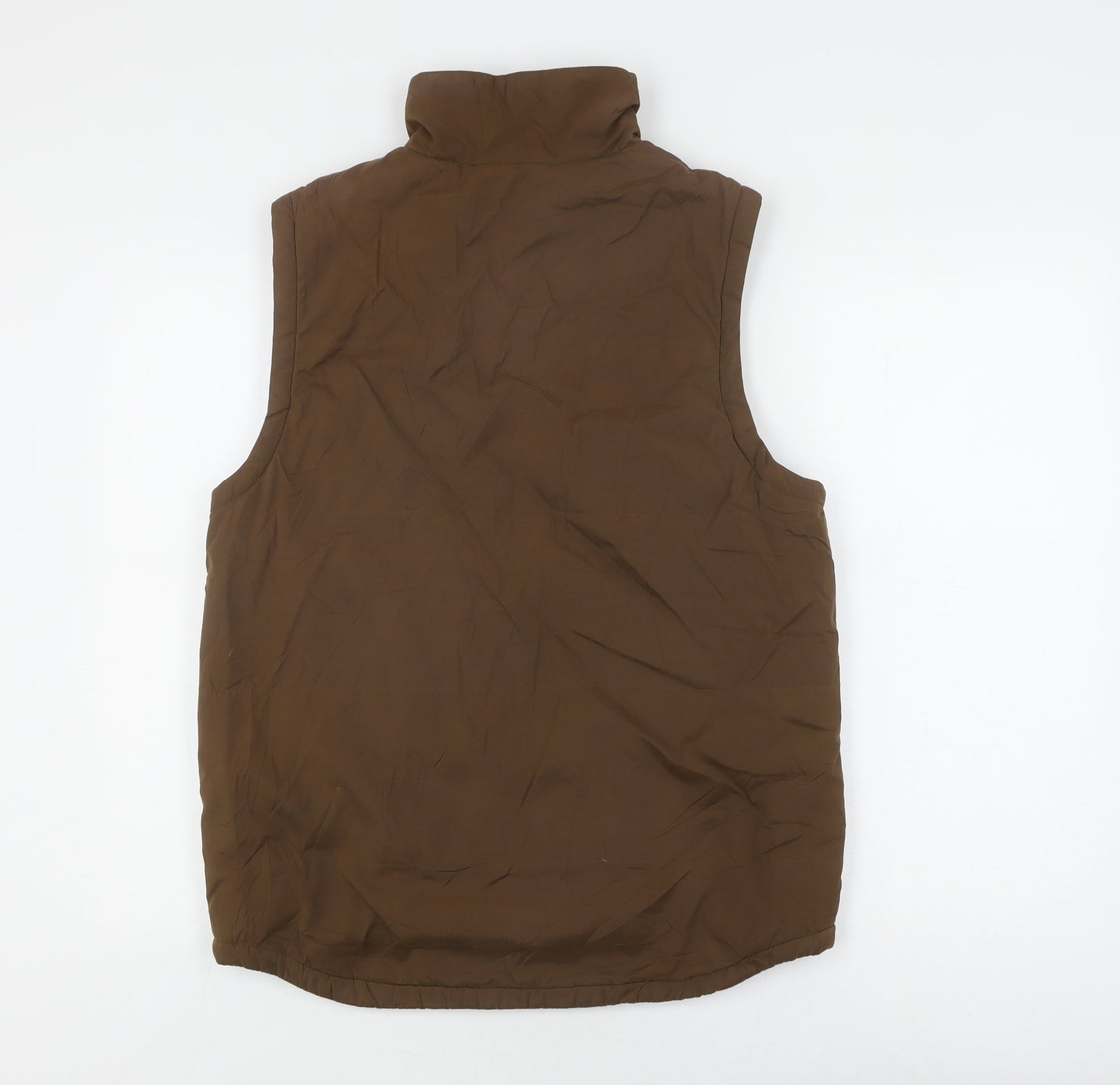 Headworx Brown Men's Waistcoat - S, Casual, Lined