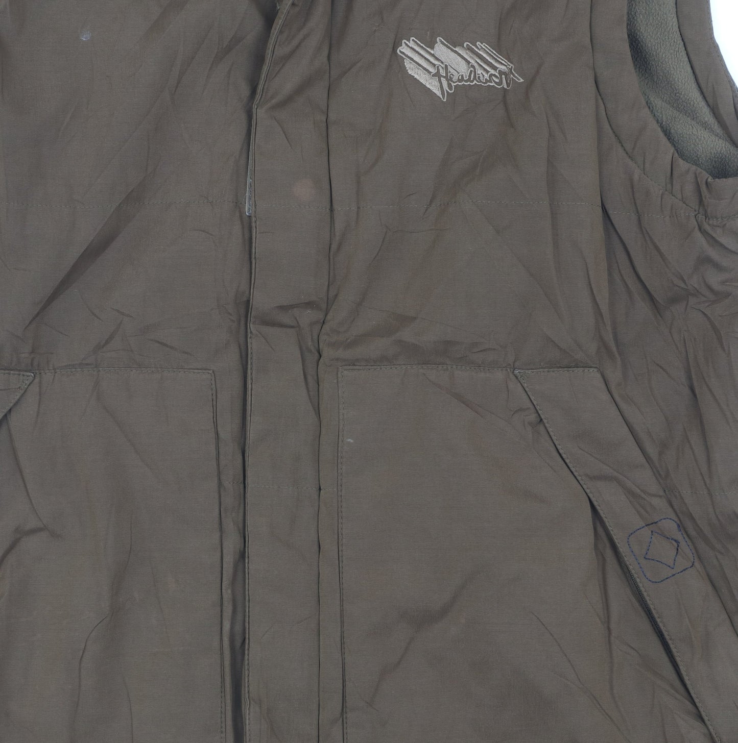 Headworx Brown Men's Waistcoat - S, Casual, Lined