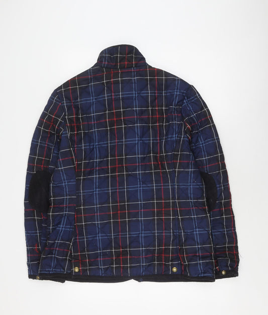 Joules Women's Blue Quilted Jacket Size 12