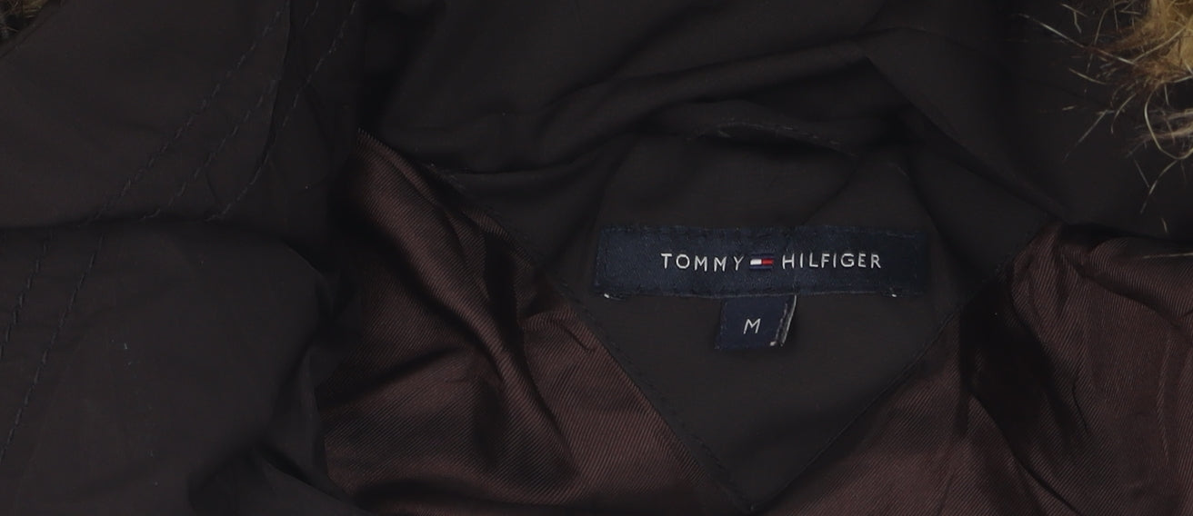 Tommy Hilfiger Women's Brown Parka Coat M