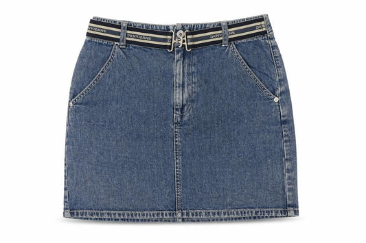 DKNY Jeans Women's Blue Denim Skirt, Size 4, Casual Style