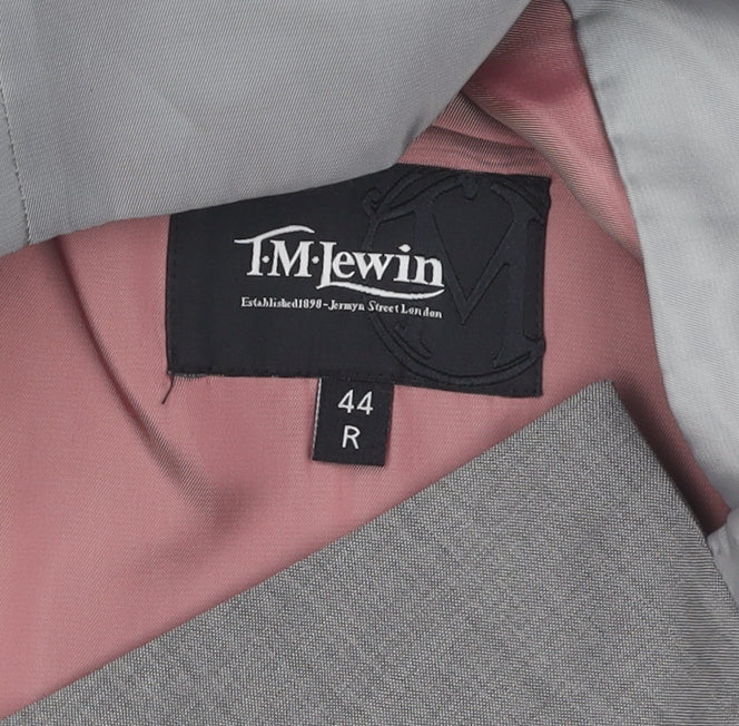 T.M.Lewin Men's Grey Suit Waistcoat 44 Regular