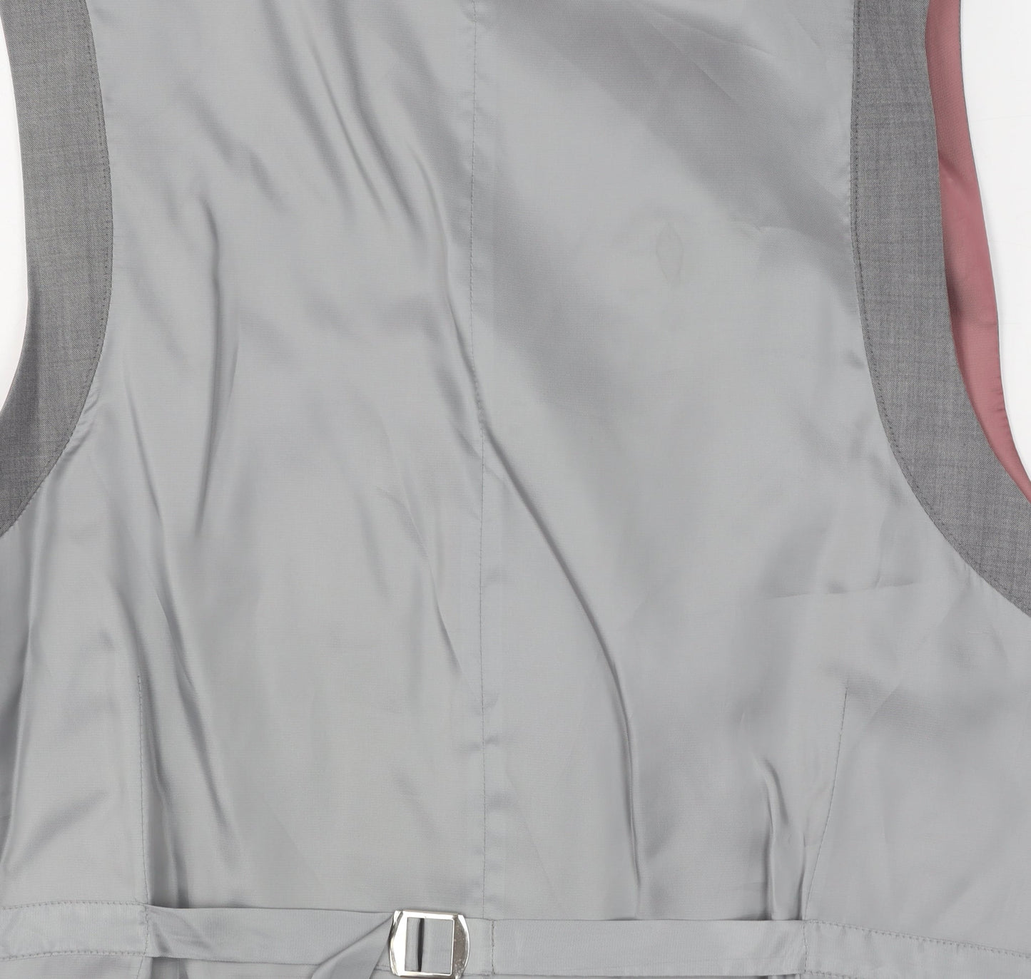 T.M.Lewin Men's Grey Suit Waistcoat 44 Regular