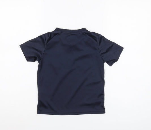 Puma Boys Black T-Shirt 5-6 Years Football Style