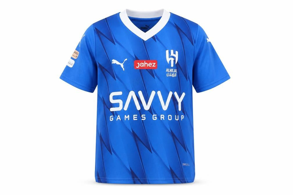 Puma Boys Blue Football Jersey, 7-8 Years, Short Sleeve Casual