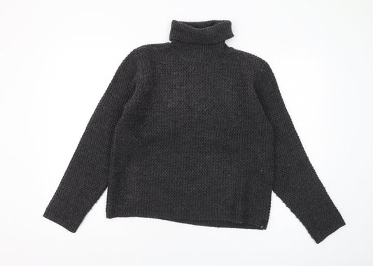 Calvin Klein Women's Black Roll Neck Pullove