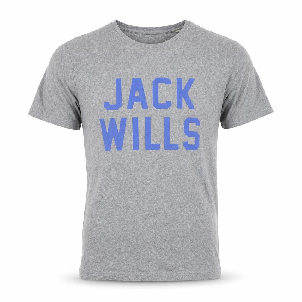 Mens UK Size S Jack Wills Grey  Cotton T-Shirt