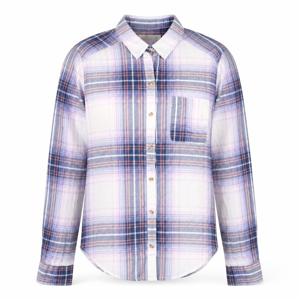 Womens UK Size XS Hollister Multicoloured 100% Cotton Button-Up