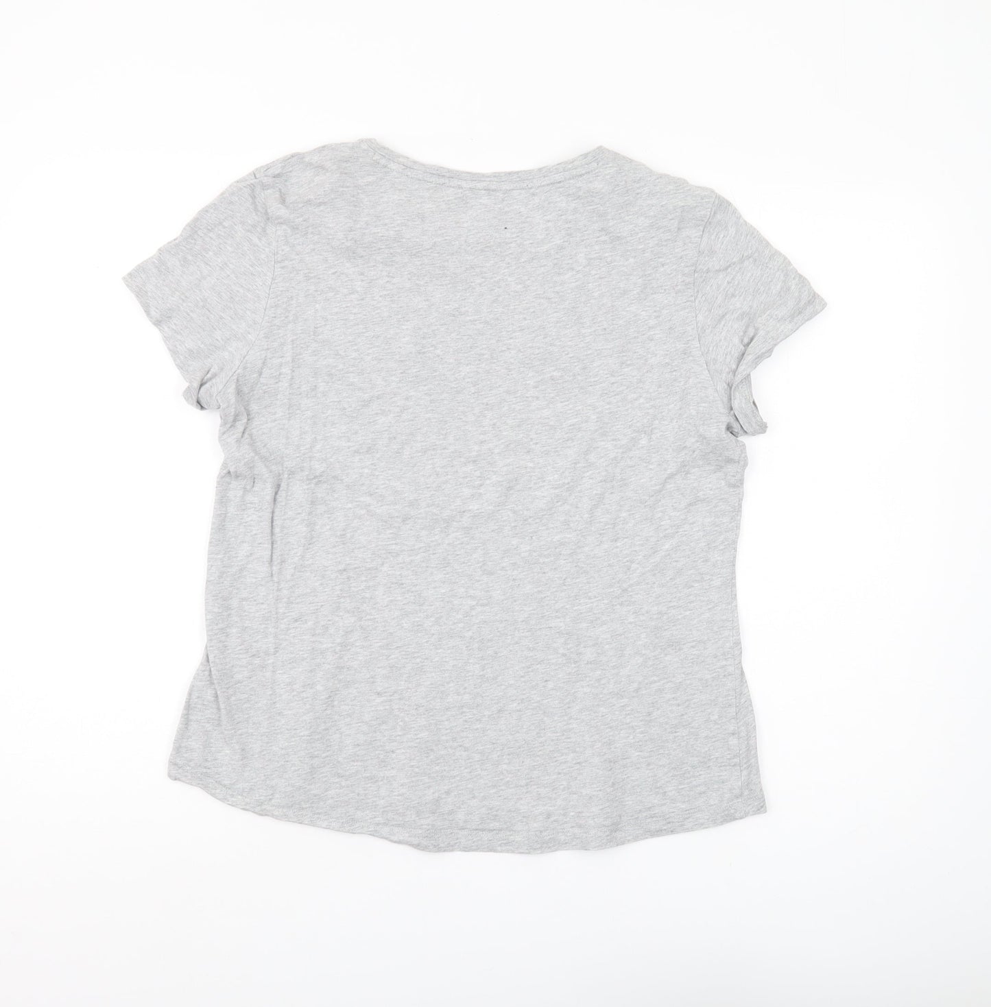 Puma Women's Grey Crew Neck T-Shirt Size 16