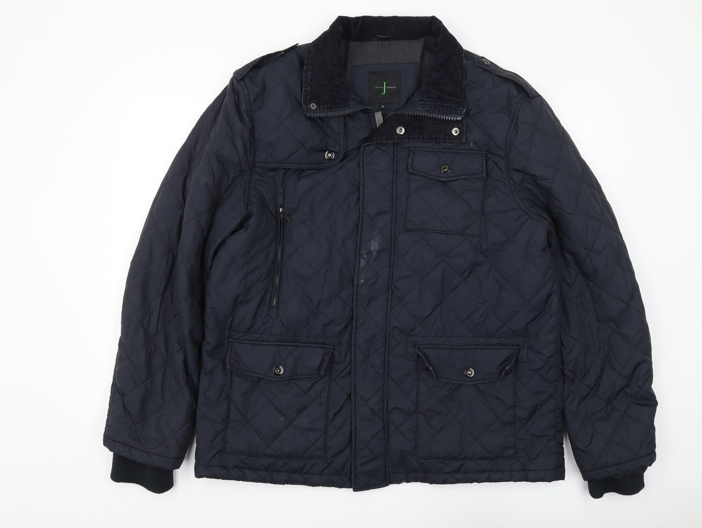 Jasper Conran Men's Black Quilted Jacket XL