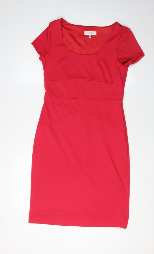 Laura Ashley Women’s Red Sheath Dress Size 10