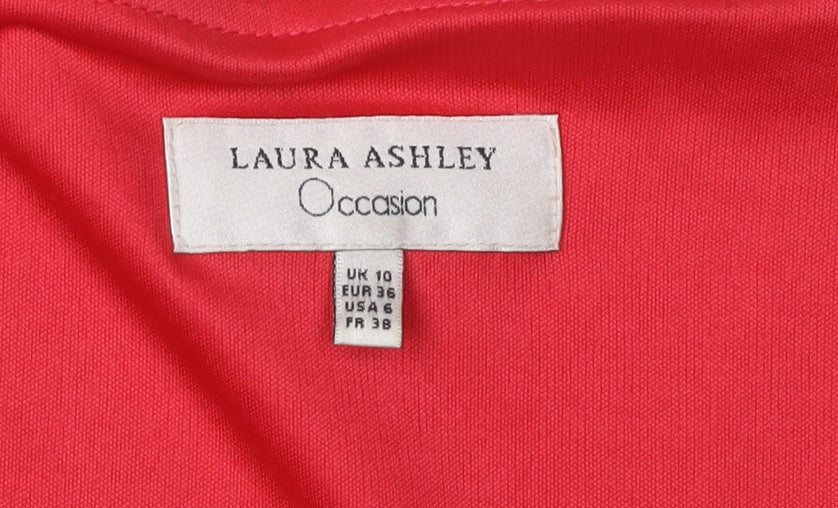 Laura Ashley Women’s Red Sheath Dress Size 10