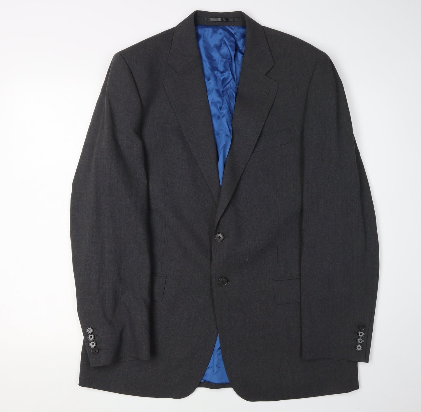 Charles Tyrwhitt Men's Black Wool Blazer 40R