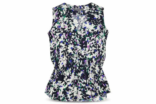 Womens UK Size XS Banana Republic Multicoloured Polyester Blouse