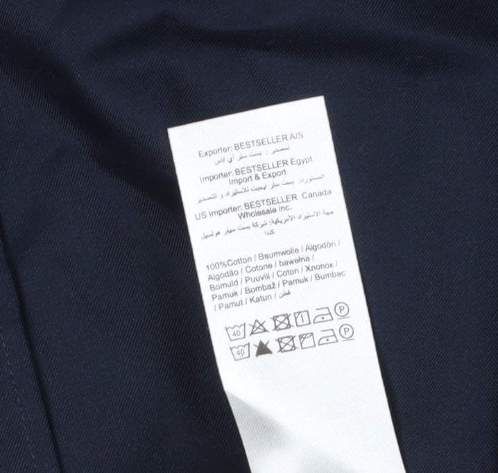 Premium by Jack & Jones Men's Blue L Button-Up Shirt