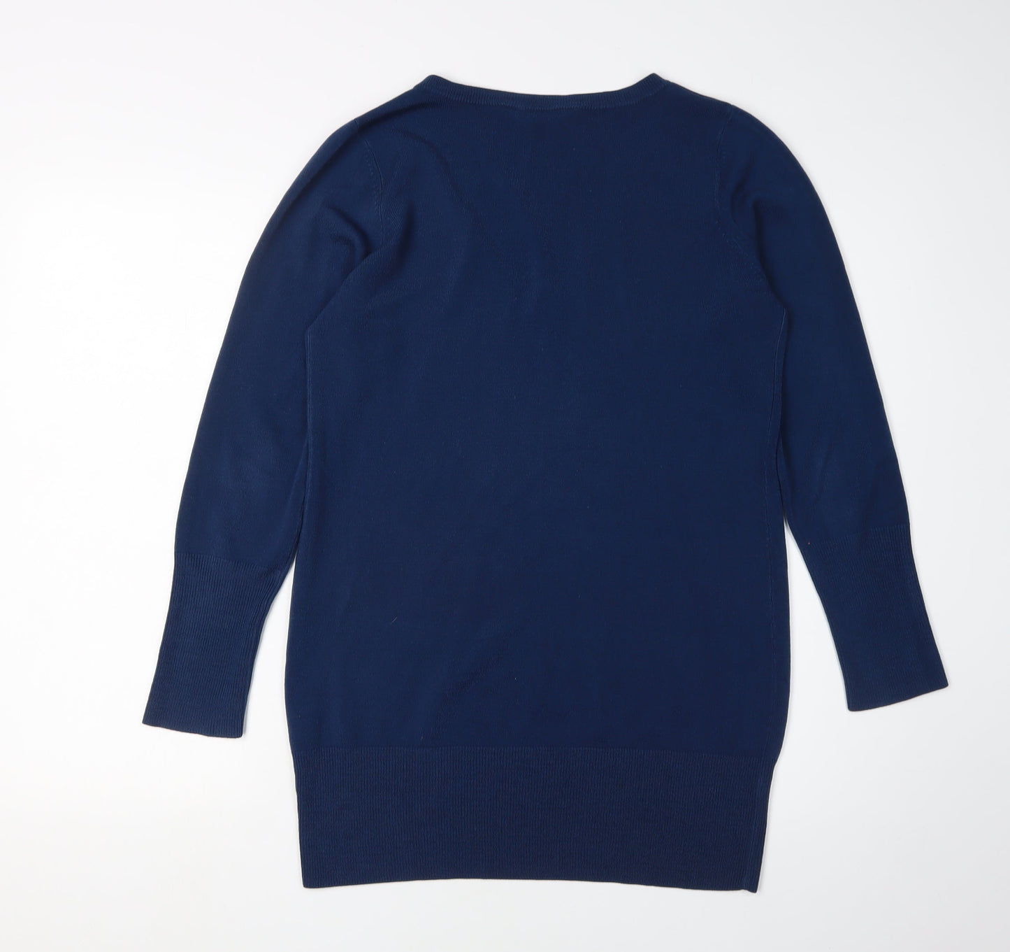 Dorothy Perkins Women's Blue V-Neck Pullover Jumper Size 12