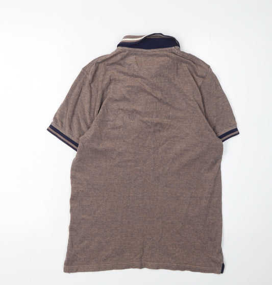 Lyle & Scott Men's Brown Polo Shirt XS Short Sleeve Cotton