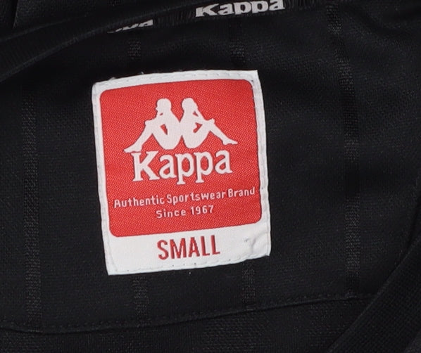 Kappa Men's Black S Casual Pullover Long Sleeve Top