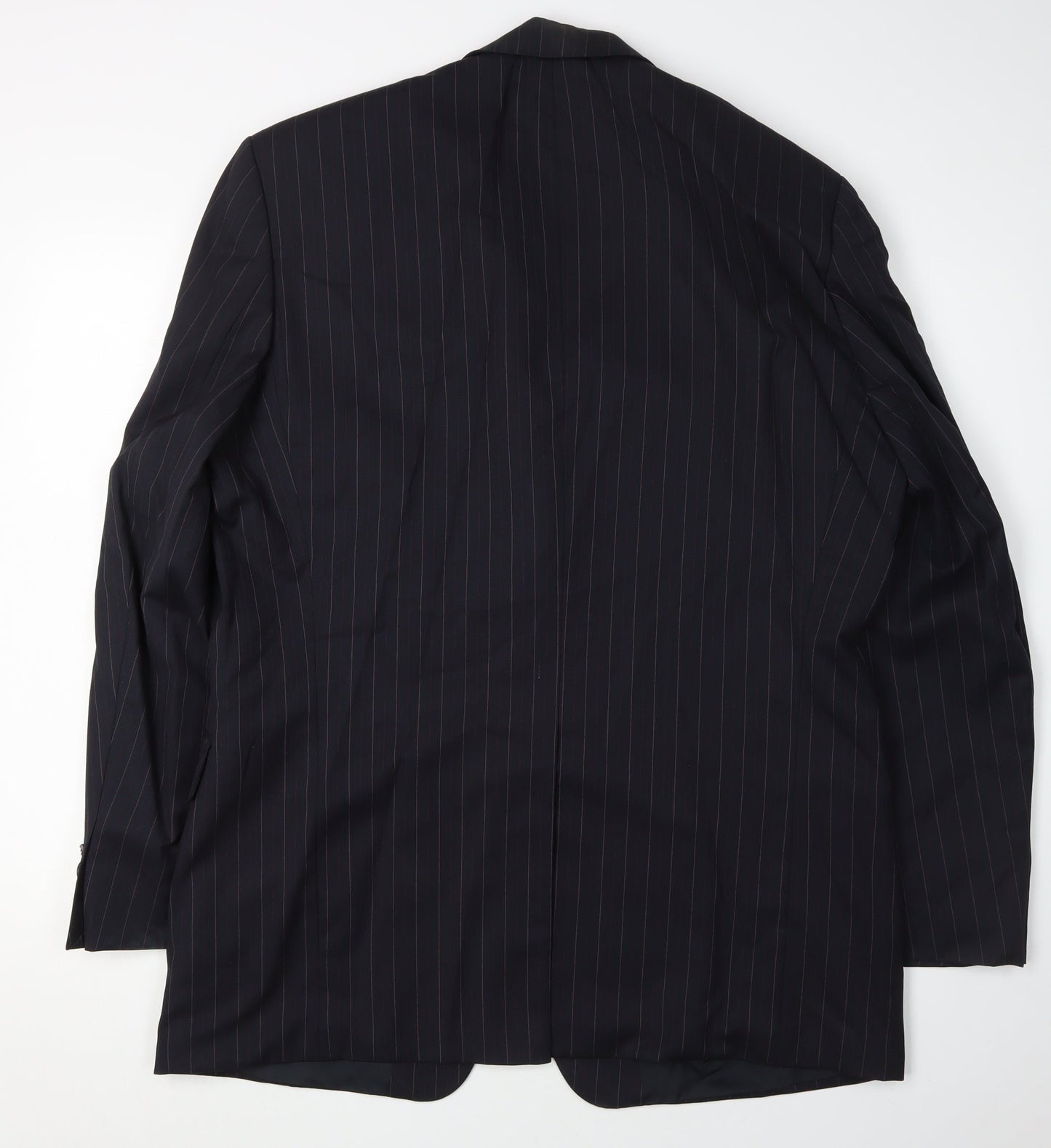 Hugo Boss Men's Blue Striped Suit Jacket 44