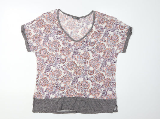 Laura Ashley Women's Multicoloured Floral T-Shirt, Size 16