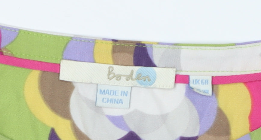 Boden Women's Multicoloured Floral A-Line Dress