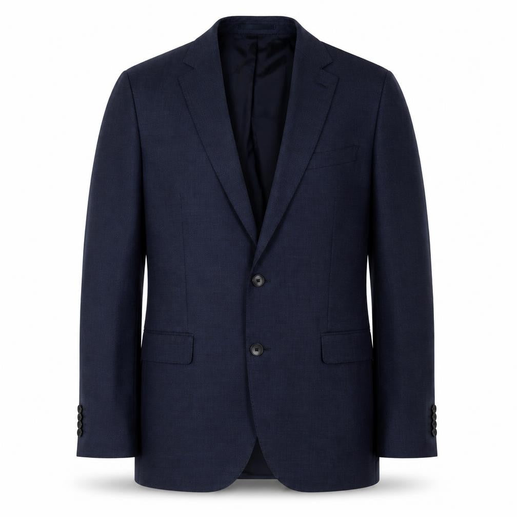 Mens 38 Chest Regular HUGO BOSS Blue Two-Button Blazer