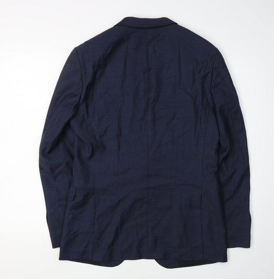 Hugo Boss Men's Blue Blazer, Size 38R, Regular Fit