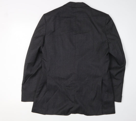 Dunn & Co Men's Grey Wool Classic Blazer - Size 40R