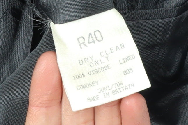 Dunn & Co Men's Grey Wool Classic Blazer - Size 40R