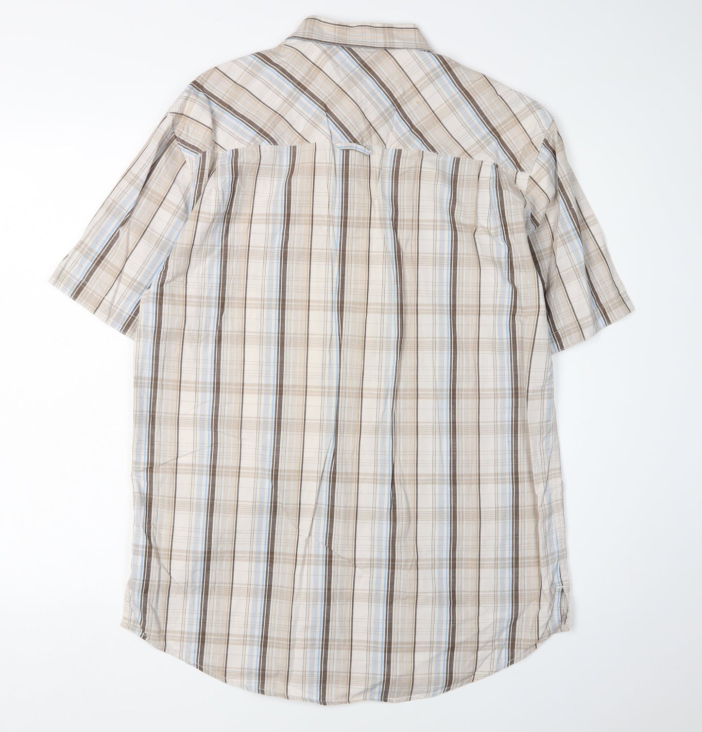 Peter Storm Men's Beige Plaid Casual Shirt S
