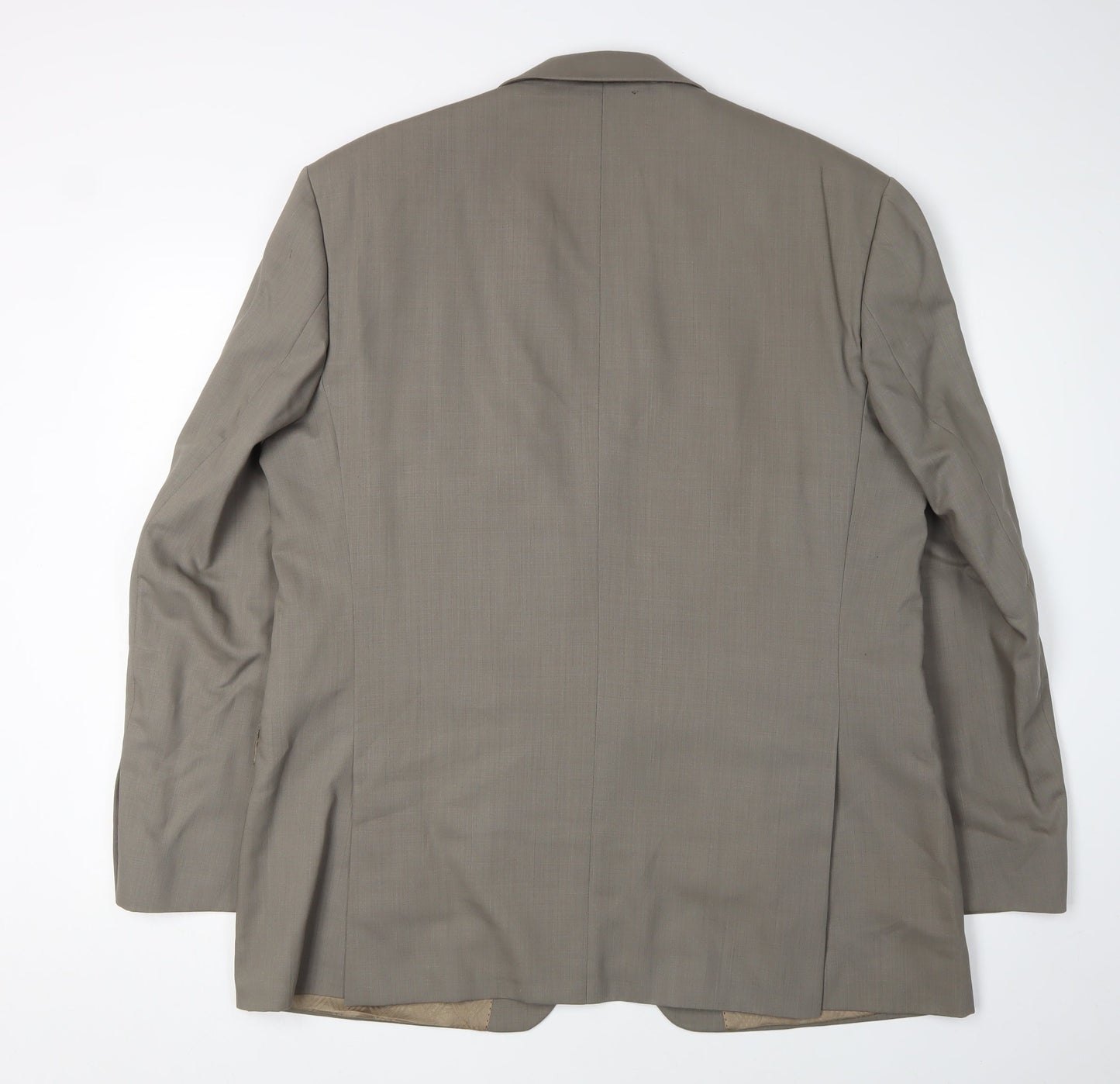 Jeff Banks Men's Grey Wool Blazer, Size 44R, Formal