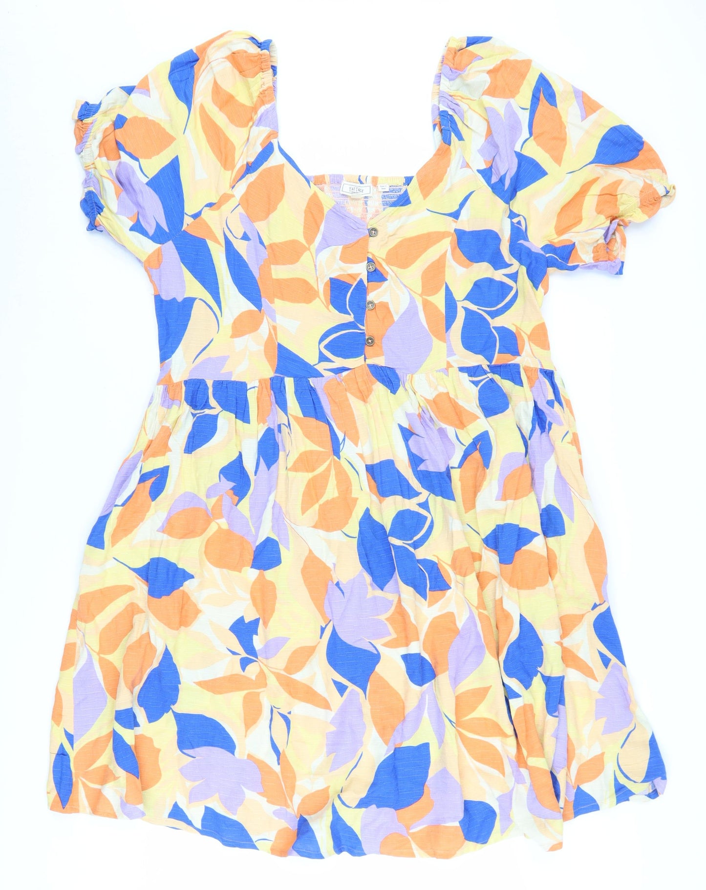 Fat Face Women's Multicoloured A-Line Dress, Size 20, Long